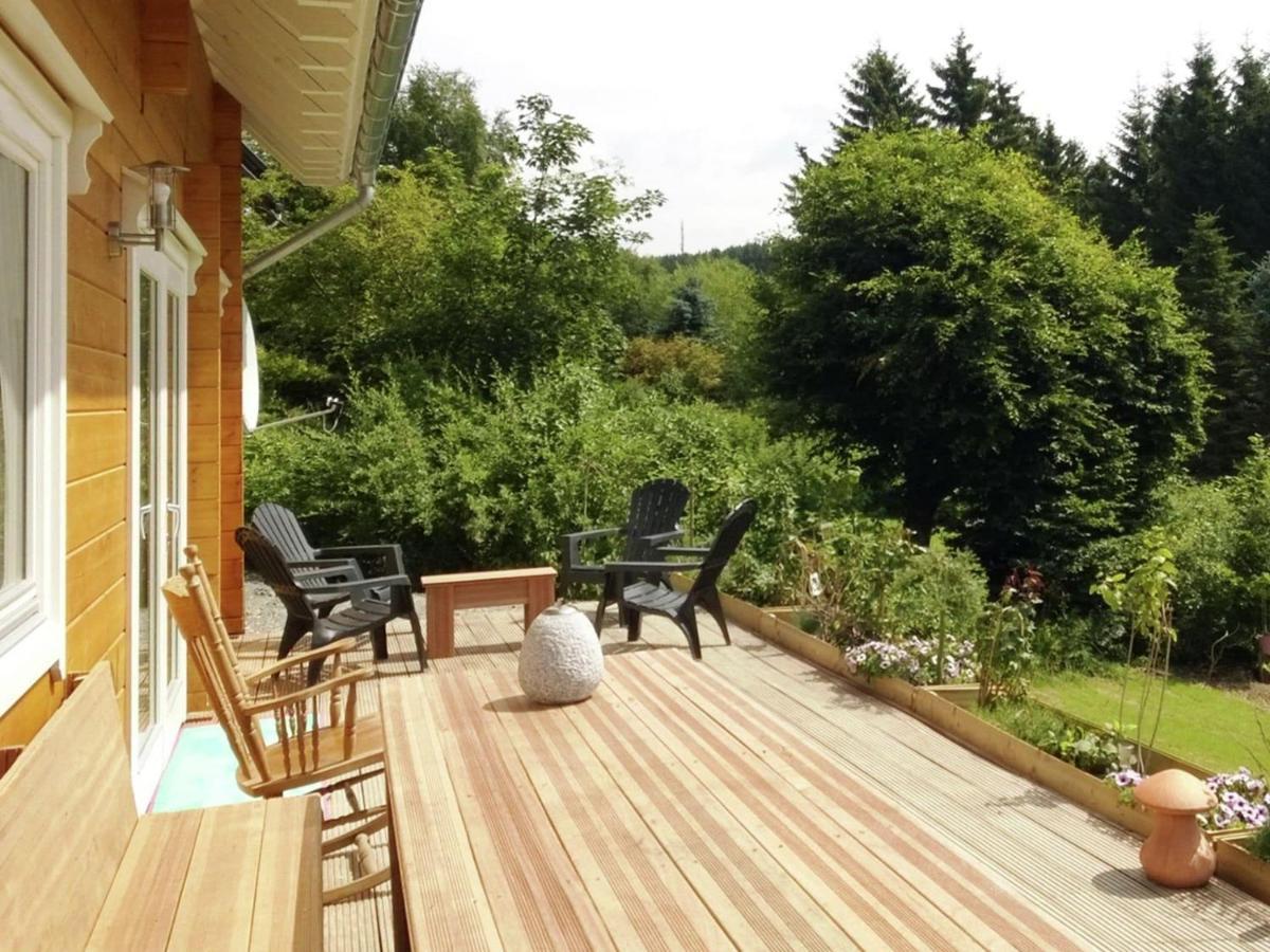Wooden House With Sauna In K Stelberg Medebach Exterior foto